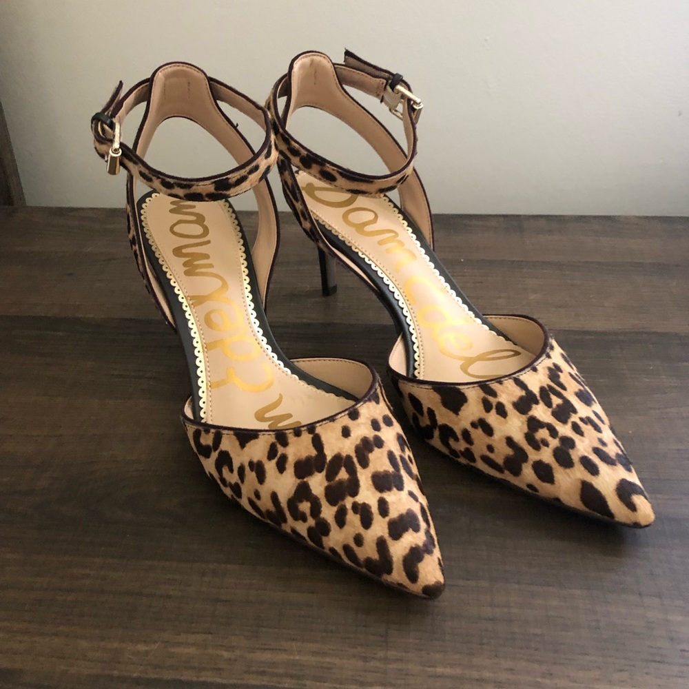 NWOT Sam Edelman Leopard Heels